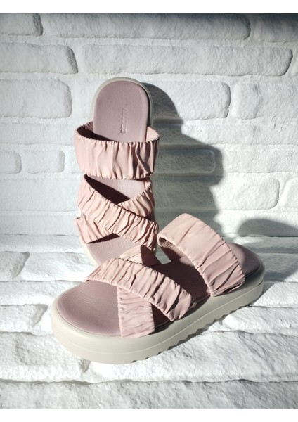 Yazlık Comfort Pudra Terlik