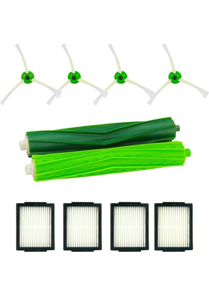 Yedek Ana Fırça Yan Fırça Hepa Filtreleri Irobto Roomba I7 E5 E6 Robotlu Süpürge Aksesuarları Için Uyumlu (Yurt Dışından)