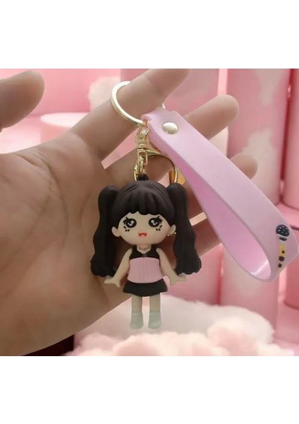 Black Pink Silikon Anahtarlık Model 2 1 Adet modelleri