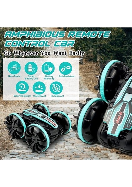 Liveasy Karada ve Suda Gidebilen Rc Hareket Kontrollü 2.4 Ghz 4WD Oyuncak Araba- Kırmızı (Yurt Dışından) modelleri