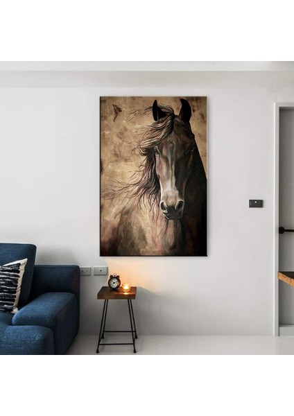 Dekoratif Duvar Aksesuarı At Kanvas Tablo