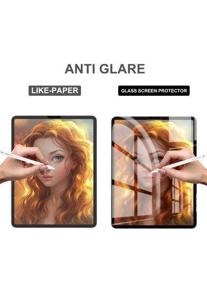 Samsung Galaxy Tab S9 Plus X810 X816 12.4 İnç Uyumlu Ekran Koruyucu Sketch Film Paper Like