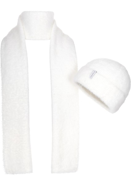 Unisex Fuzzy Ikili Set Fo 3601 Ekru