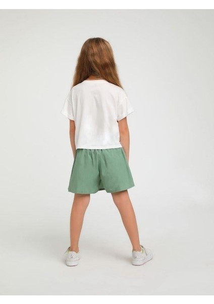 Kız Çocuk Pamuklu Kız Figürlü T-Shirt modelleri