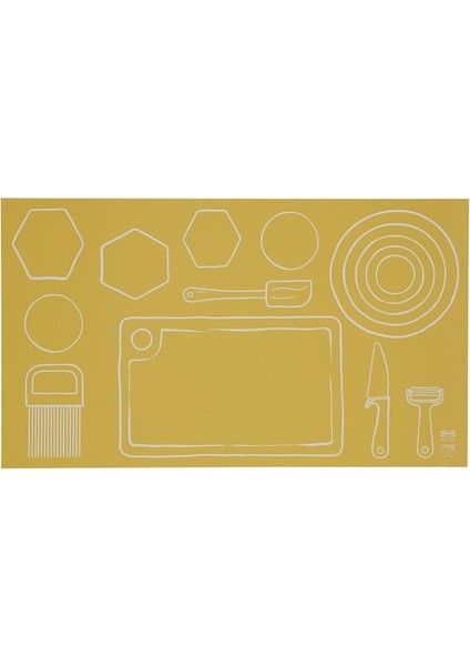 Tabberas Pişirme Kâğıdı Sarı 72X42 cm