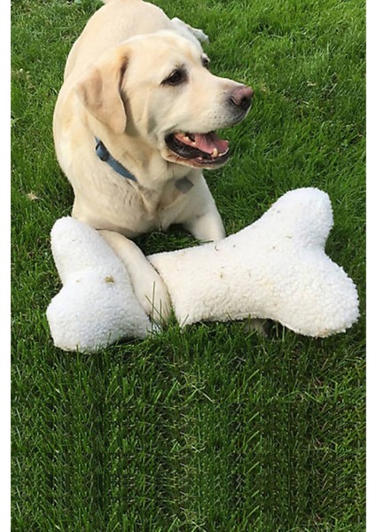 Kemik Şeklinde Kedi Köpek Stres Dişleme Çekiştirme Yastık Oyuncak Köpek Oyun Yastığı