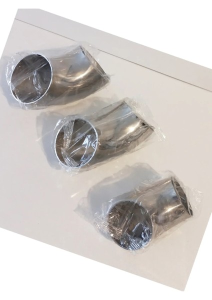 Paslanmaz Krom Dirsek Boru 90° 51MM.