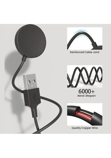 Samsung Galaxy Watch 4 Classic 42 46MM Uyumlu Şarj Kablosu Manyetik Akıllı Saat Şarj Aleti modelleri