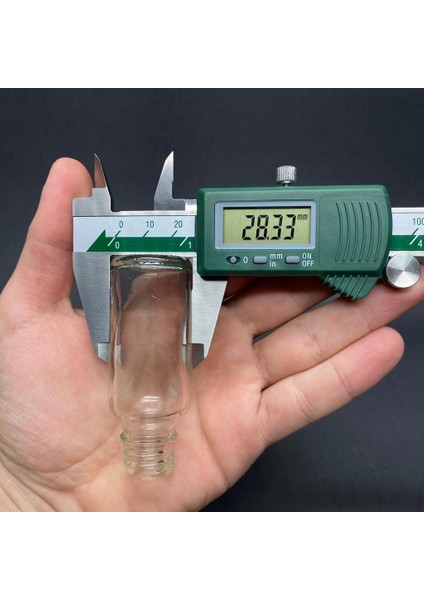 20ML Beyaz Plastik Kapaklı Şeffaf Cam Damlalıklı Şişe , 20 cc Saydam Cam Damlalıklı Şişe x 6 Adet