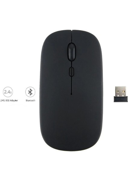 IPad Xiaomi Samsung Huawei Uyumlu Tablet Laptop Şarj Edilebilir Sessiz Kablosuz Bluetooth Mouse
