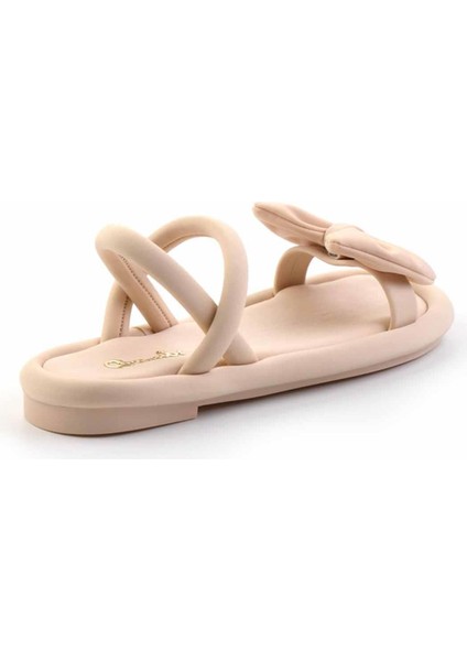Bej Streç Kadın Sandalet K05499010217 fırsatları