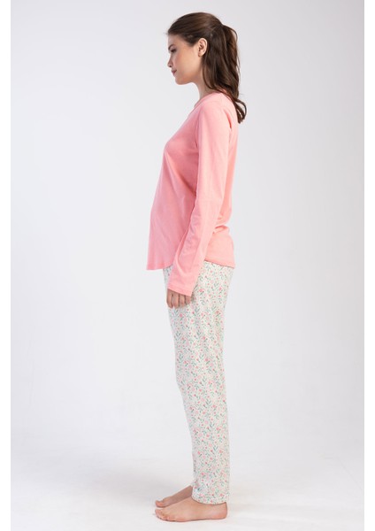 Pamuklu Kadın Uzun Kol Pijama Takım , 403190 fiyatları