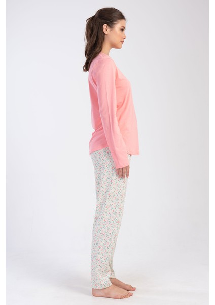 Pamuklu Kadın Uzun Kol Pijama Takım , 403190 modelleri