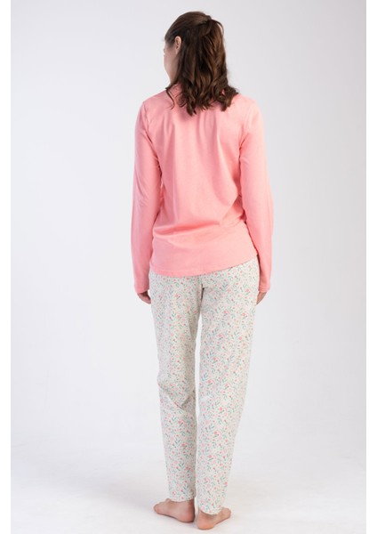 Pamuklu Kadın Uzun Kol Pijama Takım , 403190 fırsatları