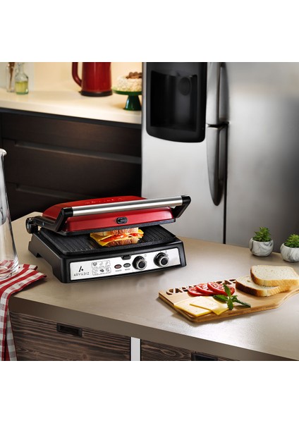 Multi Grill Tost Makinesi Kırmızı