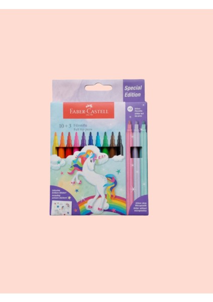 Unicorn Keçeli Boya Kalemi Special Edition 10+3 Renk