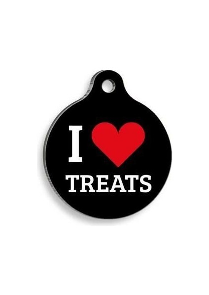 Qr Smart Id I Love Treats Kedi ve Köpek Künyesi