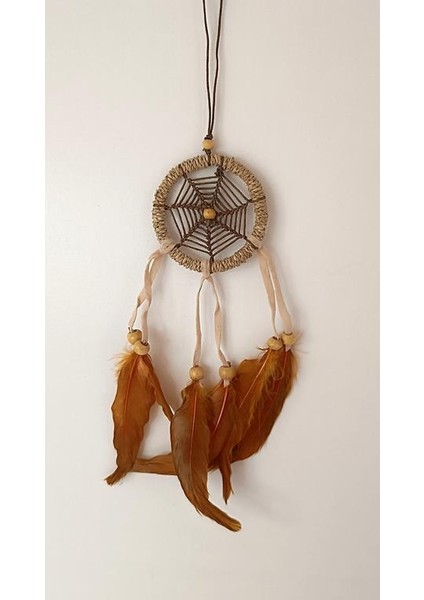 Düş Düşler Kapanı Araba Dikiz Ayna Süsü Dreamcatcher Duvar Süsleri Ev Mini Düş Kapanı