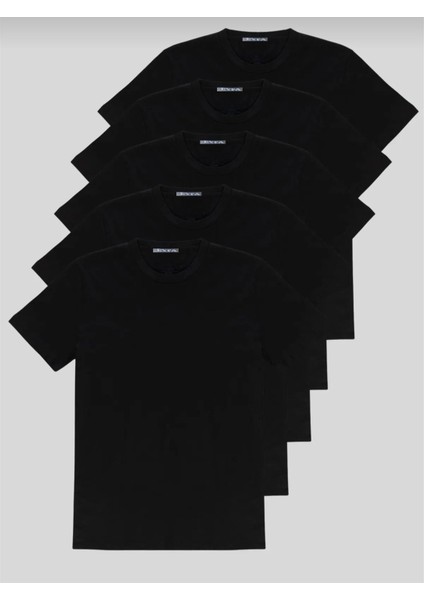 Standart Kalıp Basic 5'Li Paket T-Shirt