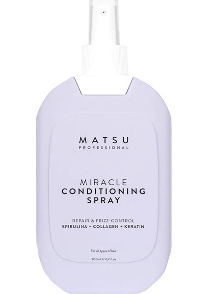 Miracle Conditioning Spray - Onarıcı Etkili Saç Bakım Spreyi 200ML