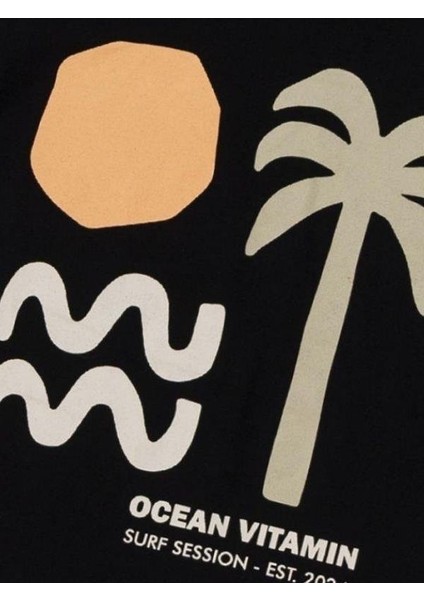 Erkek Çocuk Önü Baskılı Pamuklu T-Shirt fırsatları