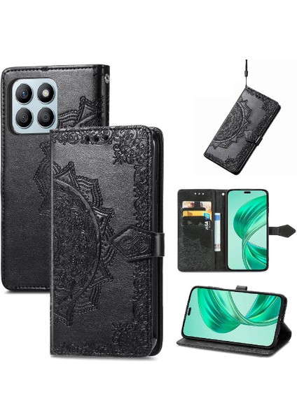 Onur X8B Için Flip Case Zarif Desen Kapak Çevirin Deri Kılıf Basit (Yurt Dışından)