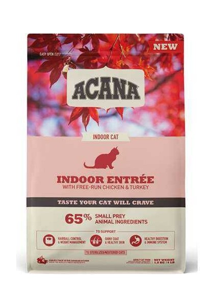 Indoor Entree Sterilised Yetişkin Kedi Maması 4,5 kg