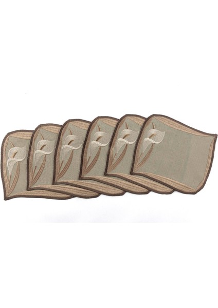 Gala Bardak Altlığı 6lı 16 cm