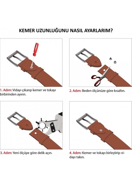 Havaalanlarında Çıkarılabilir 3.5 cm Deri Otomatik Kemer