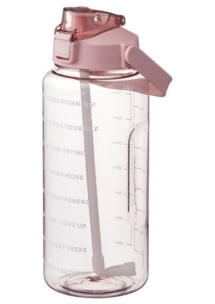 Yc1 Pipetli Su Bardağı, Plastik Bardak, Spor Su Bardağı 2000ML (Yurt Dışından)