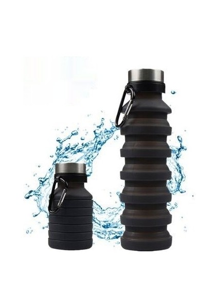 KING01 Dış Mekan Taşınabilir Teleskopik Su ŞIŞESI-550ML (Yurt Dışından)