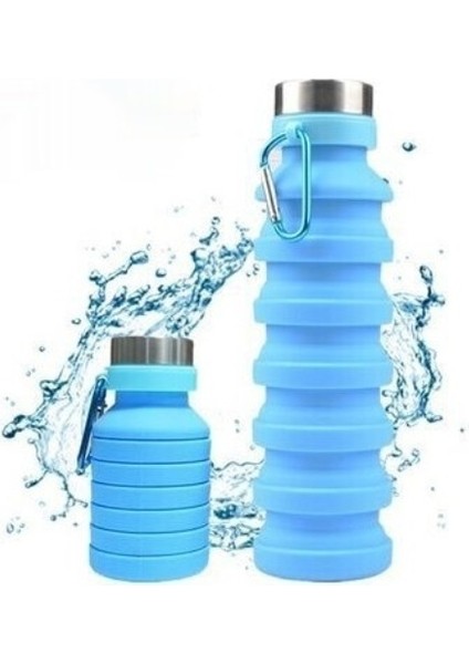 KING01 Dış Mekan Taşınabilir Teleskopik Su ŞIŞESI-550ML (Yurt Dışından)