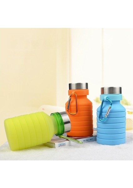 KING01 Dış Mekan Taşınabilir Teleskopik Su ŞIŞESI-550ML (Yurt Dışından)