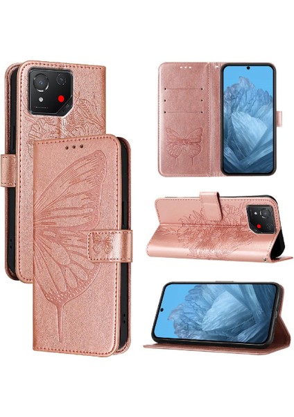 Asus Rog Telefon 8 Premium Deri Kabartma Kelebek Kapak Kapak (Yurt Dışından) indirimleri
