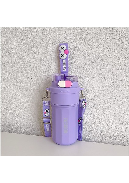 Göz Termos Kupası, Çift Içecek Kayışı Su Kupası, Iyi Görünümlü Öğrenci Spor Kupası, Dışarı Çıkarken Uygun Seyahat Kupası (Yurt Dışından)