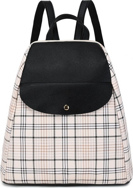 Ekose Sırt Çantası Öğrenci Açık Hava Büyük Kapasiteli Sırt Çantası (Yurt Dışından)