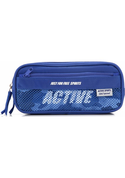 Çok Fonksiyonlu Büyük Kapasiteli Çift Fermuarlı Kalem Çift Katmanlı Kalem Kutusu (Yurt Dışından)