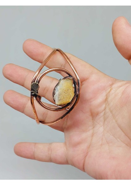 Sitrin Taşı Motifli Bakır Bileklik (52526) fırsatları