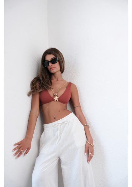 Beli Lastikli Bağlama Detaylı Pantolon fırsatları