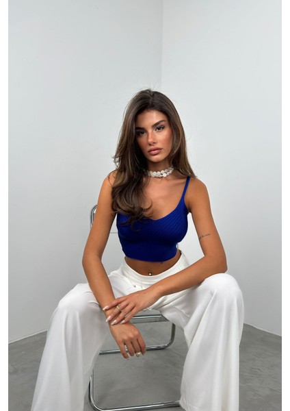 V Yaka Crop Bluz modelleri