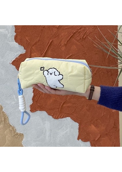 Ortaokul ve Lise Öğrencileri Için Büyük Kapasiteli ve Sevimli Kız Kalem Kutusuyla Line Yavru Kalem Kutusu (Yurt Dışından)