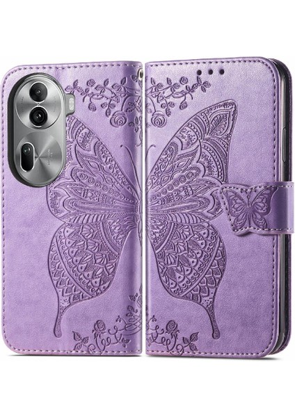 Oppo Oppo 11 Pro 5g Iş Kanat Kelebek Cüzdan Çok Renkli (Yurt Dışından)