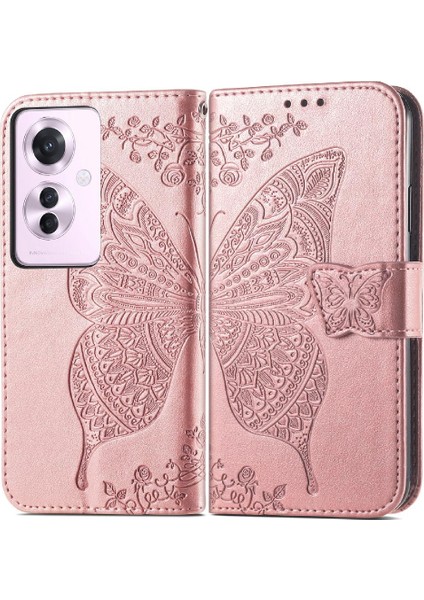 Oppo Oppo 11F 5g Cüzdan Kelebek Çok Renkli Iş Kanat Için Kılıf (Yurt Dışından) fiyatları