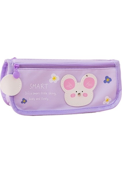 Kalem Çantası Basit Ilkokul Öğrencisi Sevimli Karikatür Büyük Kapasiteli Kırtasiye Çantası Kore Versiyonu Kalem Çantası (Yurt Dışından)