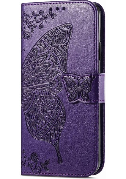 Tecno Spark 20C Kelebek Çok Renkli Cüzdan Iş Için Flip Case (Yurt Dışından)