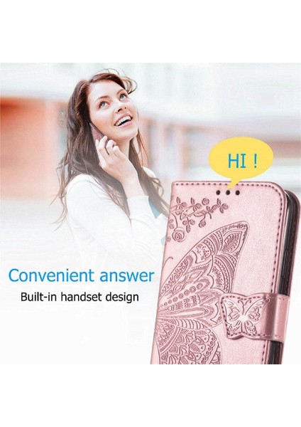 Tecno Spark 20C Kelebek Çok Renkli Cüzdan Iş Için Flip Case (Yurt Dışından)