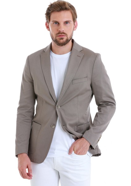 Vizon Comfort Fit Düz Mono Yaka Klasik Ceket fırsatları