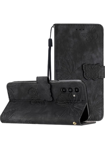 Samsung Galaxy A25 5g Cüzdan Manyetik Kapatma Kelebek Pu Için Flip Case (Yurt Dışından)