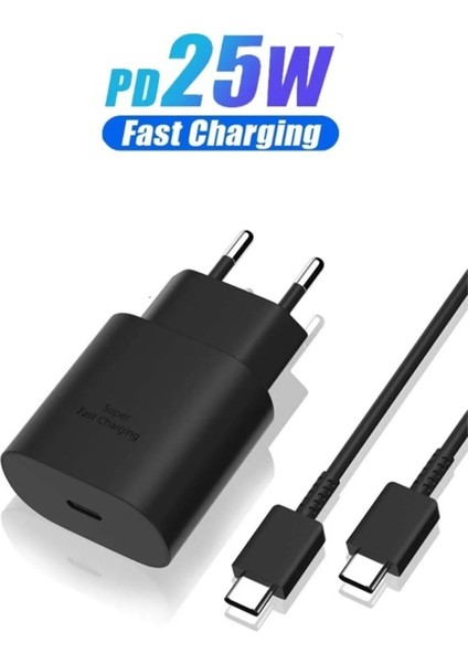 Uyumlu Hızlı Şarj Aleti (25W) Kablo Dahil Huawei Xiaomi Oppo Ipad Macbook Uyumlu