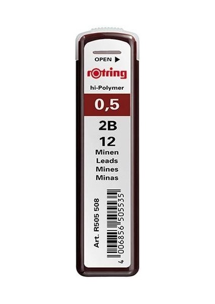 Rotrıng Kurşun Kalem Ucu 0,5mm (2b)